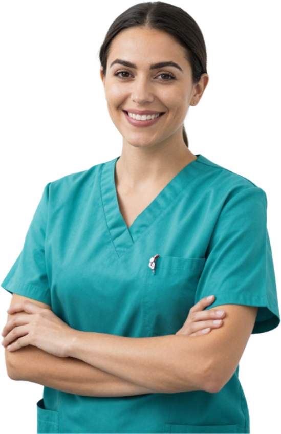 Enfermera profesional verificada de Salud en Casa